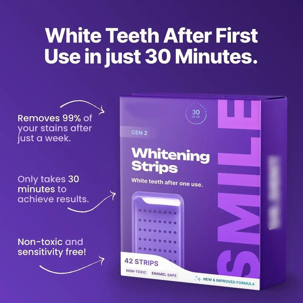 RadiantSmile Easy Purple Whitening Strips Pack