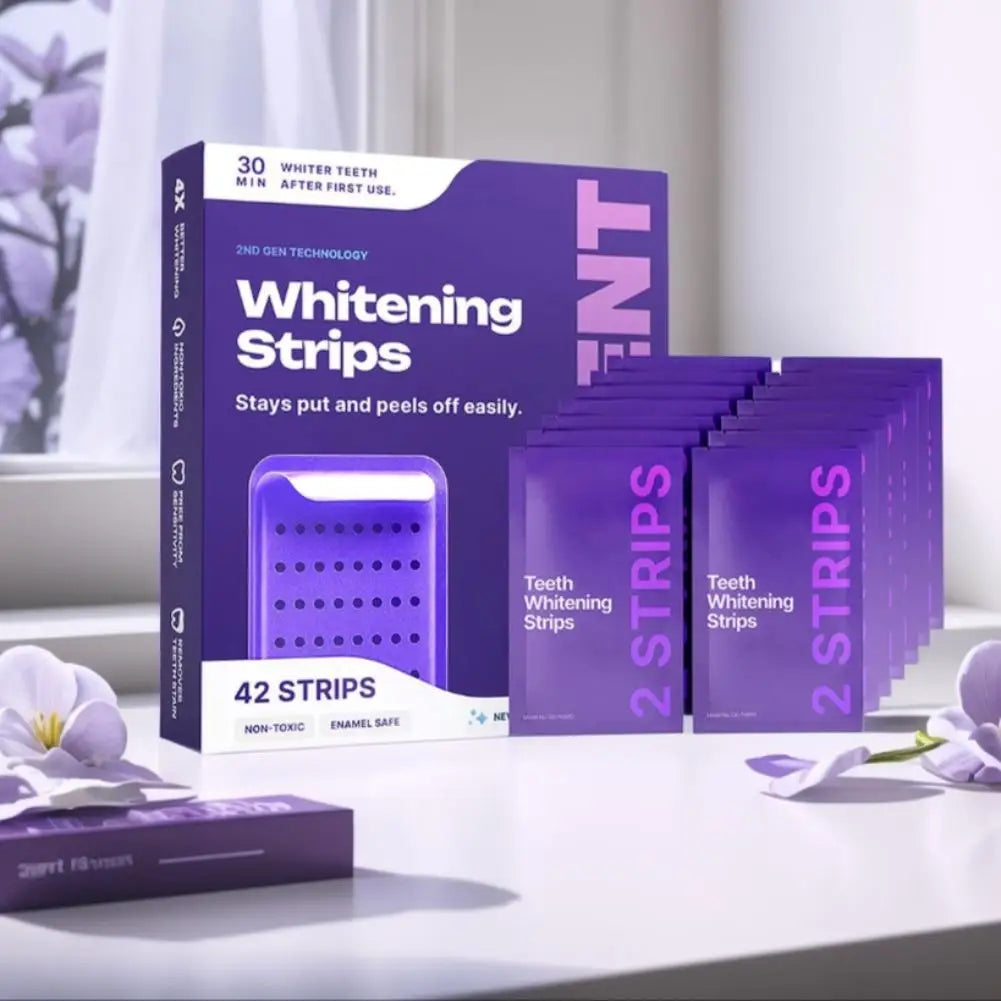 RadiantSmile Easy Purple Whitening Strips Pack